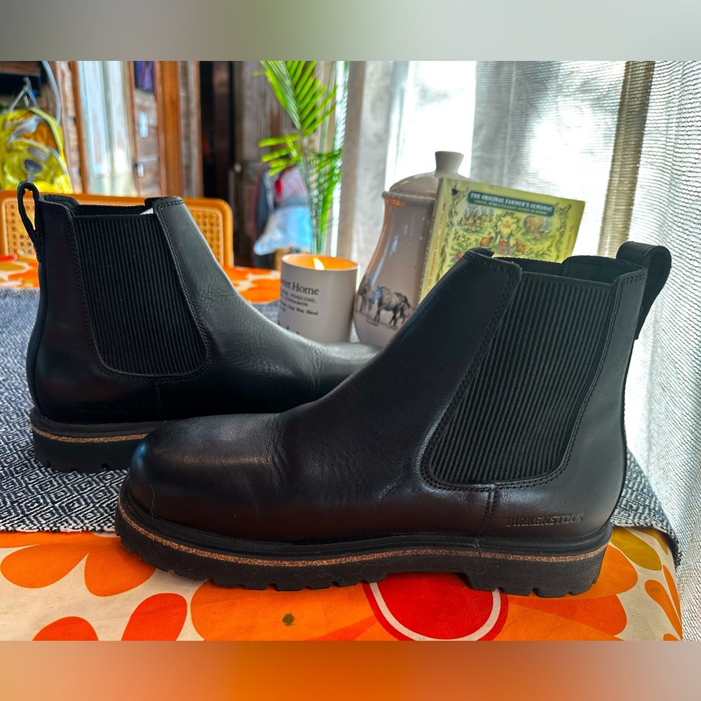Birkenstock Highwood Slip On - 9 - Black Chelsea Boot